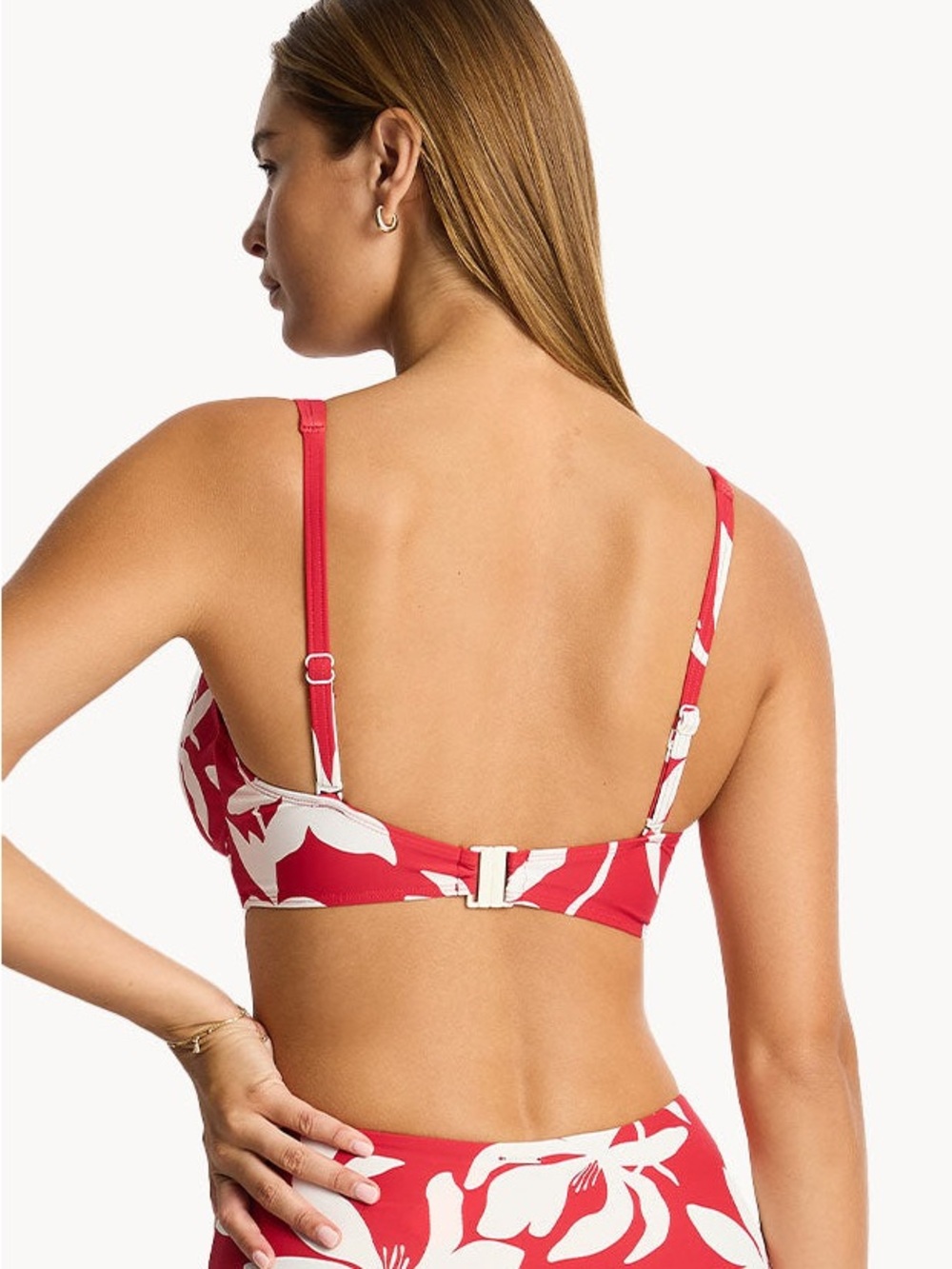 Sea Level Leilana Cross Front Bra Swim Top - Picture 2 of 6
